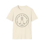 Llama Tea Ritual T-Shirt | 'Tea Ritual & Herbal Teas' Minimal Graphic Tee