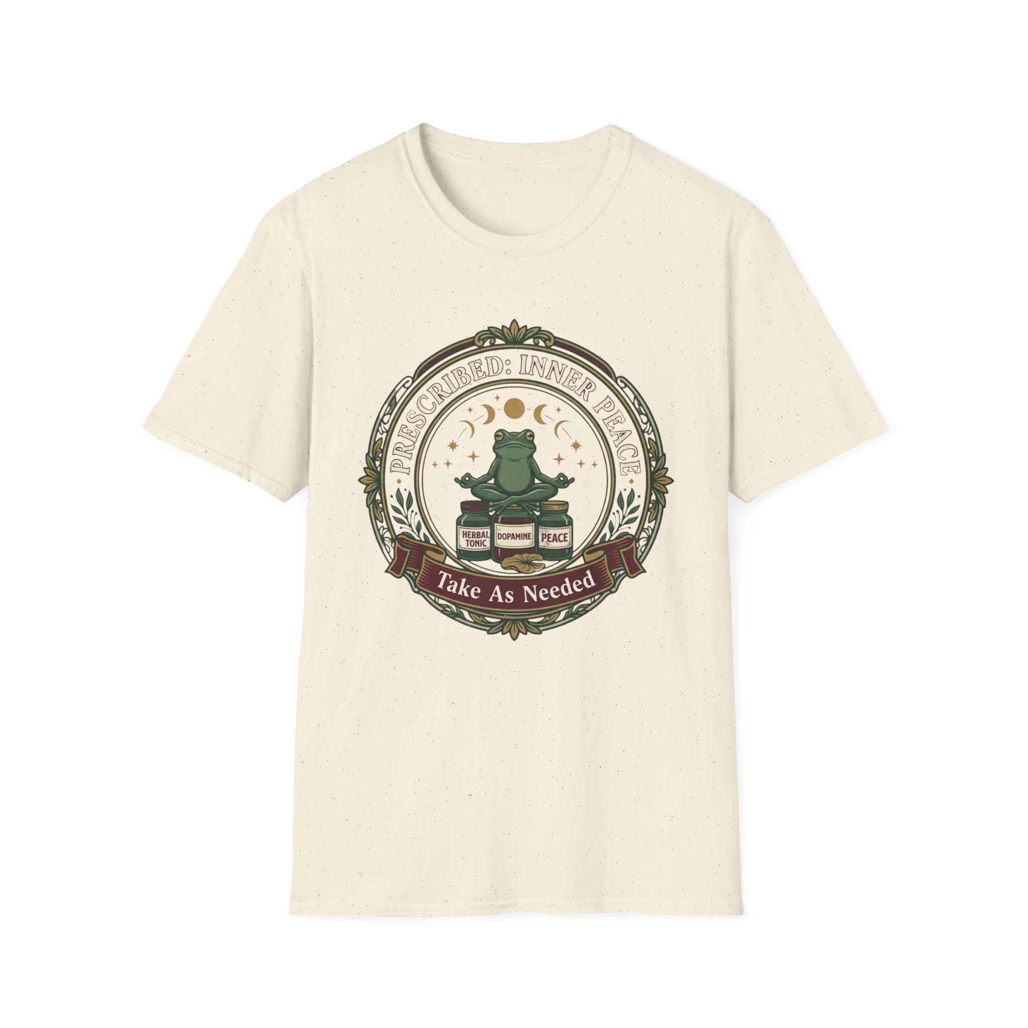 Inner Peace Frog T-Shirt | "Prescribed: Inner Peace" Meditation Tee