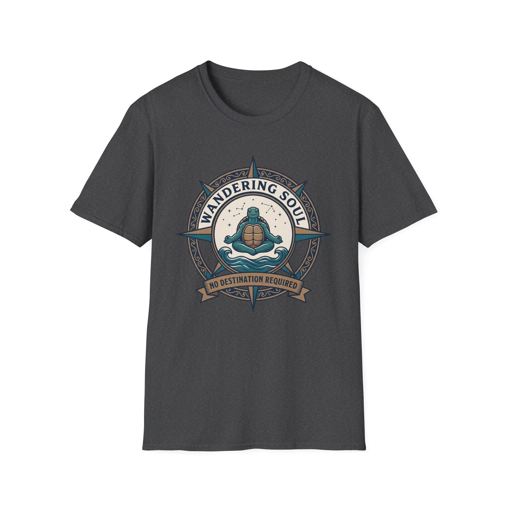 Wandering Soul Turtle T-Shirt | Adventure Graphic Tee for Travelers