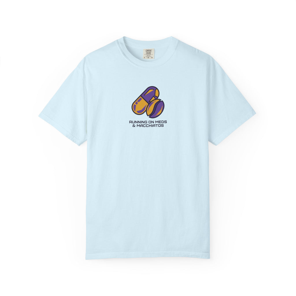 Running on Meds and Macchiatos T-Shirt