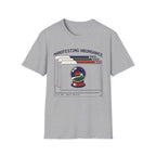 Manifesting Abundance T-Shirt | Retro Crystal Ball & Browser Window Graphic