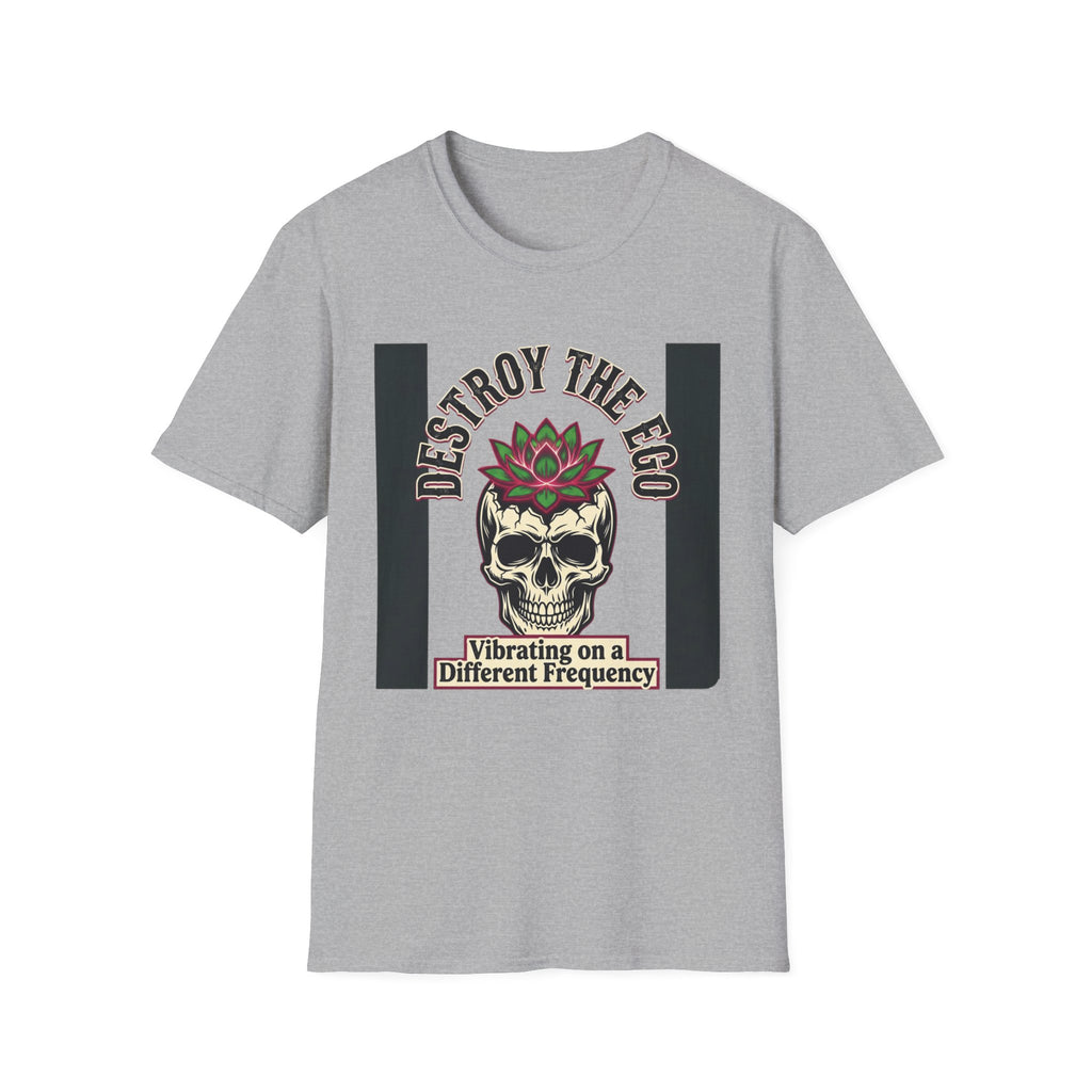 Destroy the Ego T-Shirt | Skull & Lotus Spiritual Graphic Tee