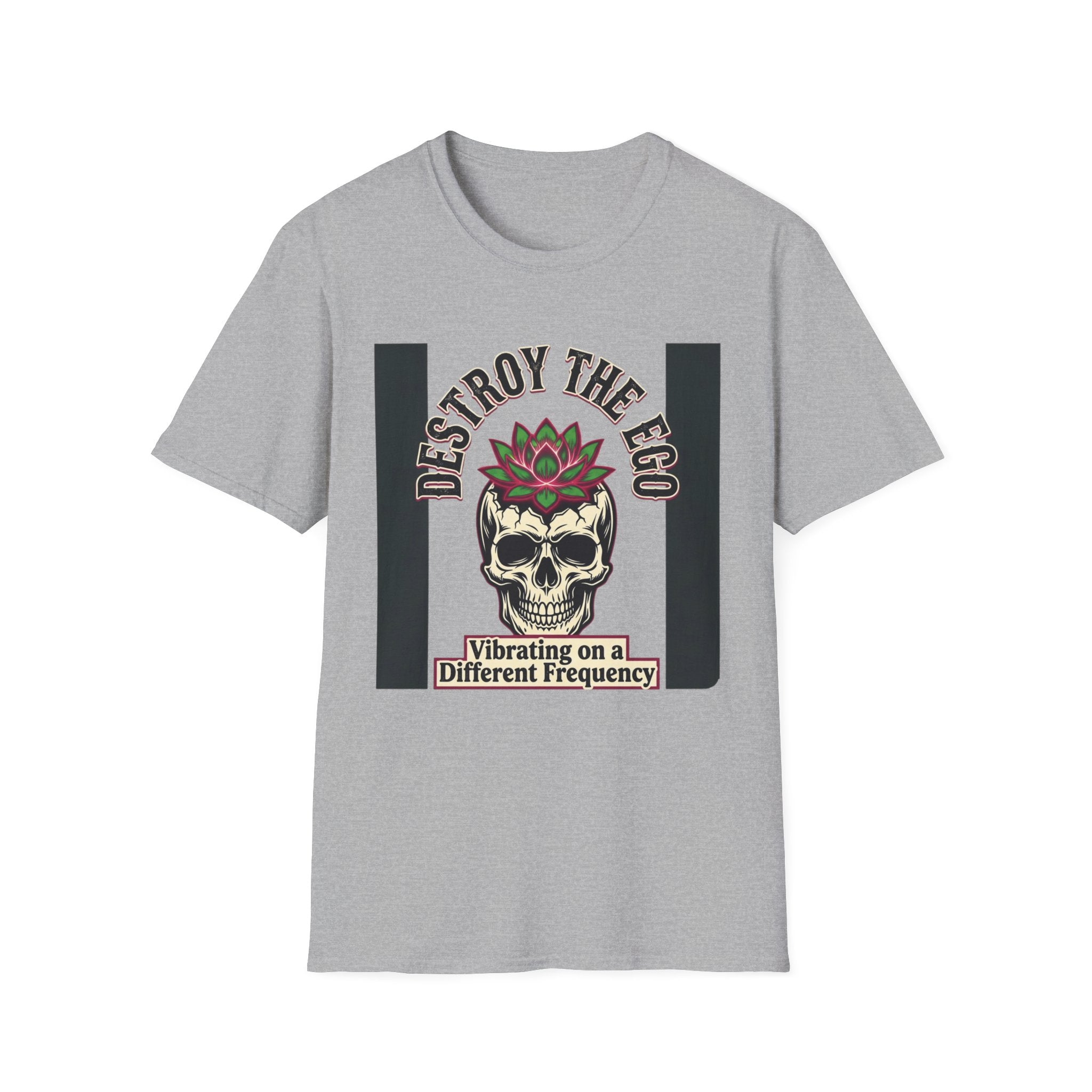 Destroy the Ego T-Shirt | Skull & Lotus Spiritual Graphic Tee