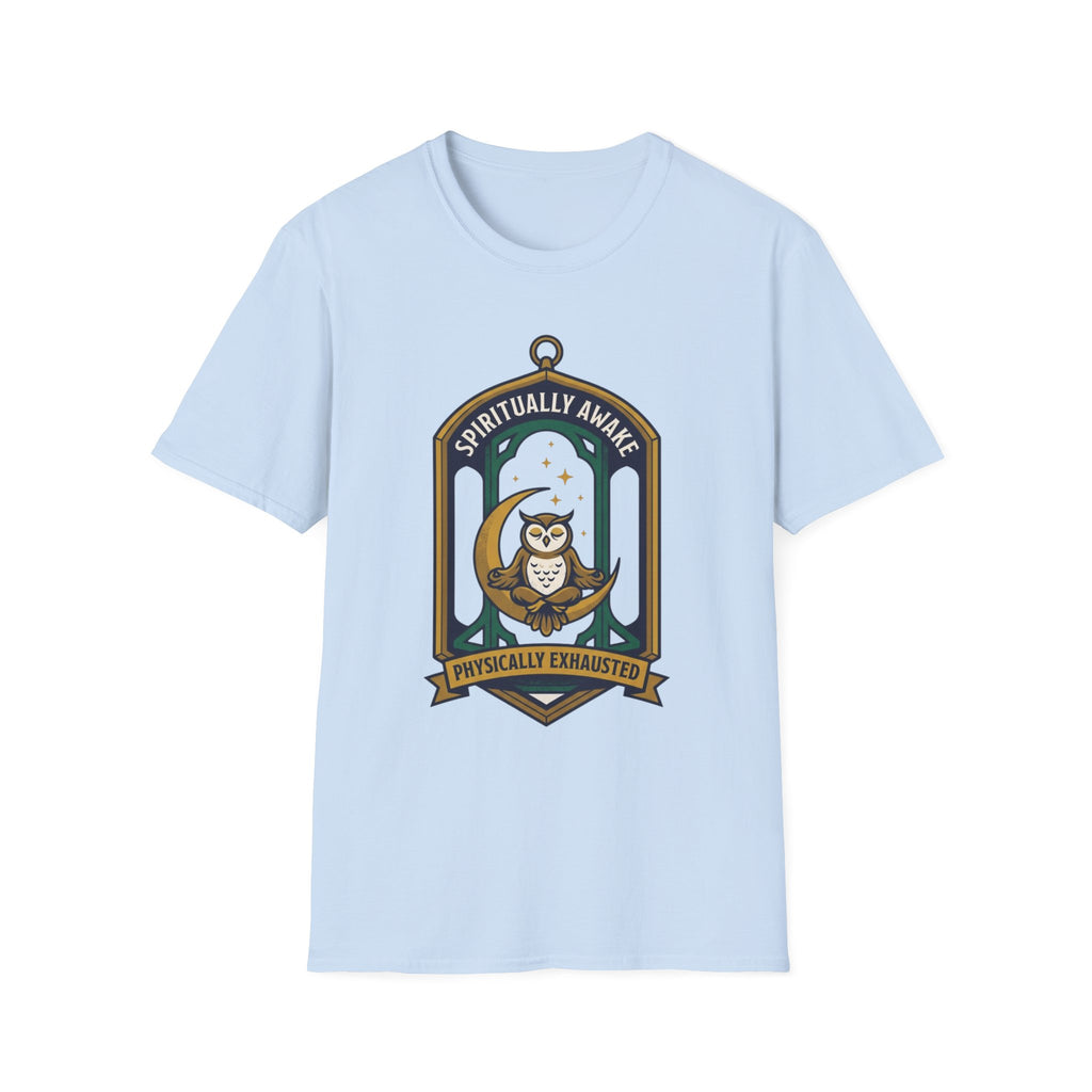 Spiritually Awake T-Shirt | Owl Meditation Graphic Tee