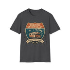 Roaming Spiritually RV Graphic T-Shirt | Vintage Camper Faith Travel Tee