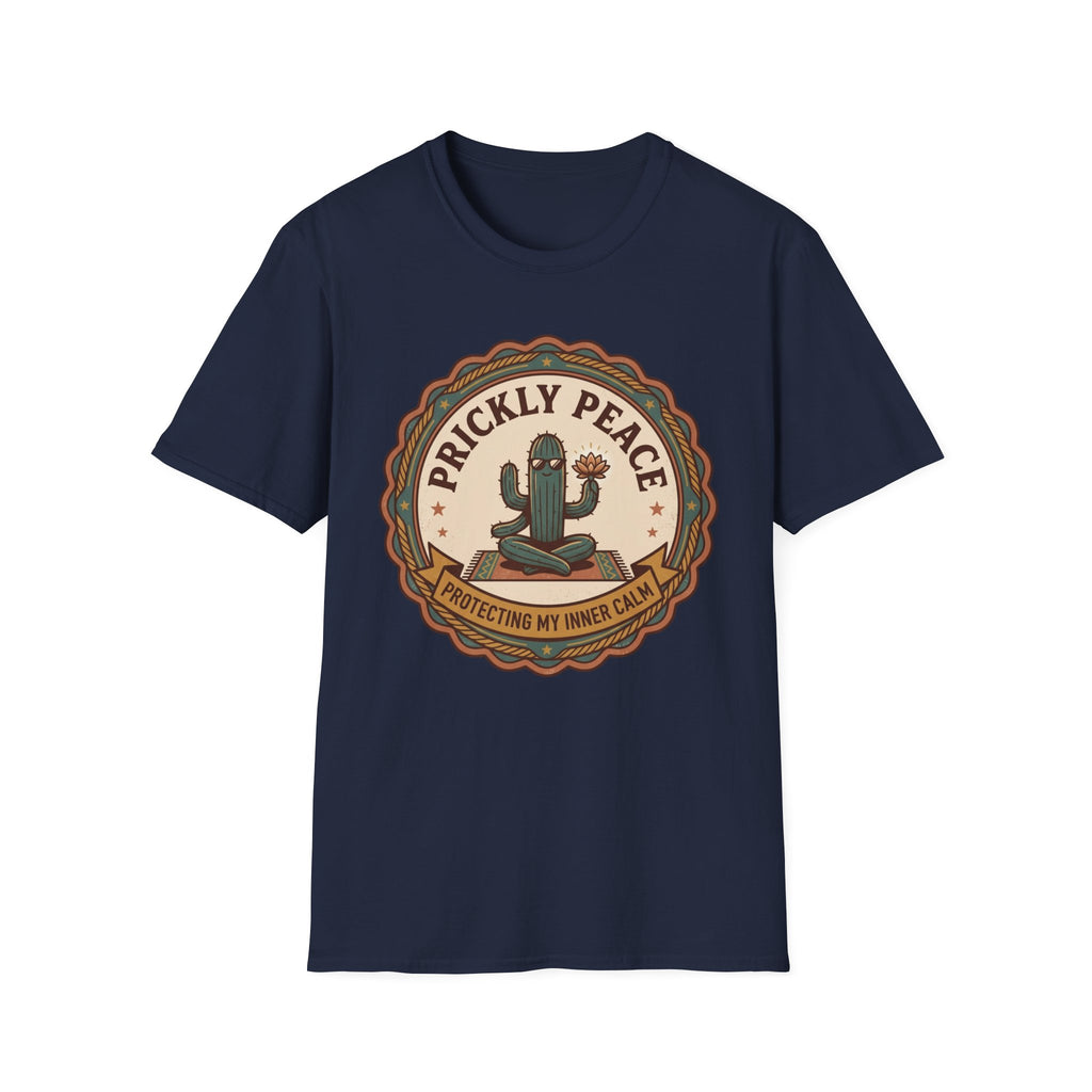 Prickly Peace Cactus T-Shirt | Retro Desert Graphic Tee