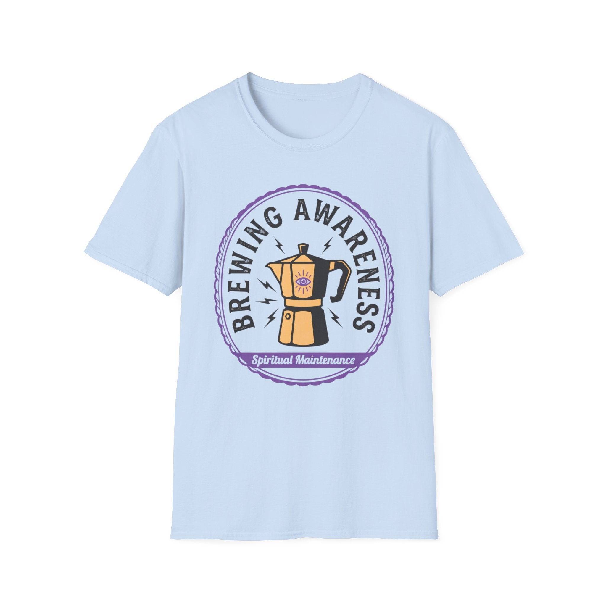 Brewing Awareness T-Shirt | Moka Pot Coffee Education Tee