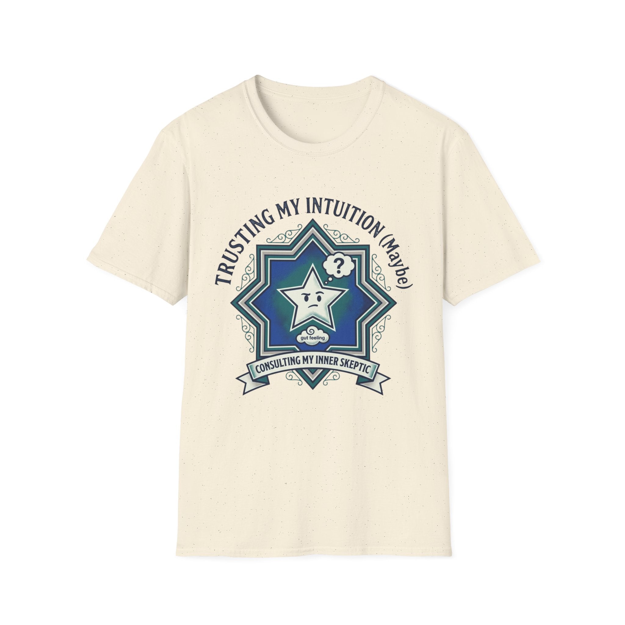 Trusting My Intuition (Maybe) T-Shirt | Funny Psychic Star Graphic Tee