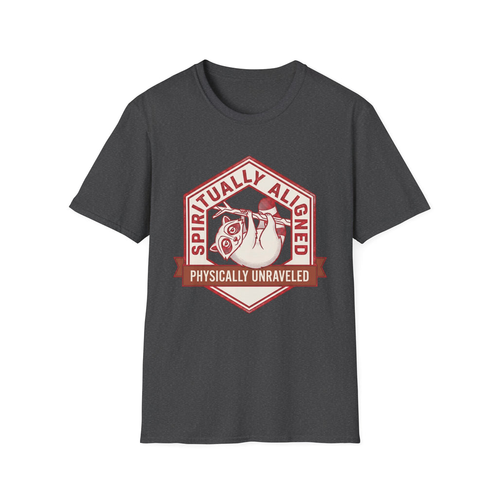 Spiritually Aligned T-Shirt | “Physically Unraveled” Retro Spiritual Graphic Tee