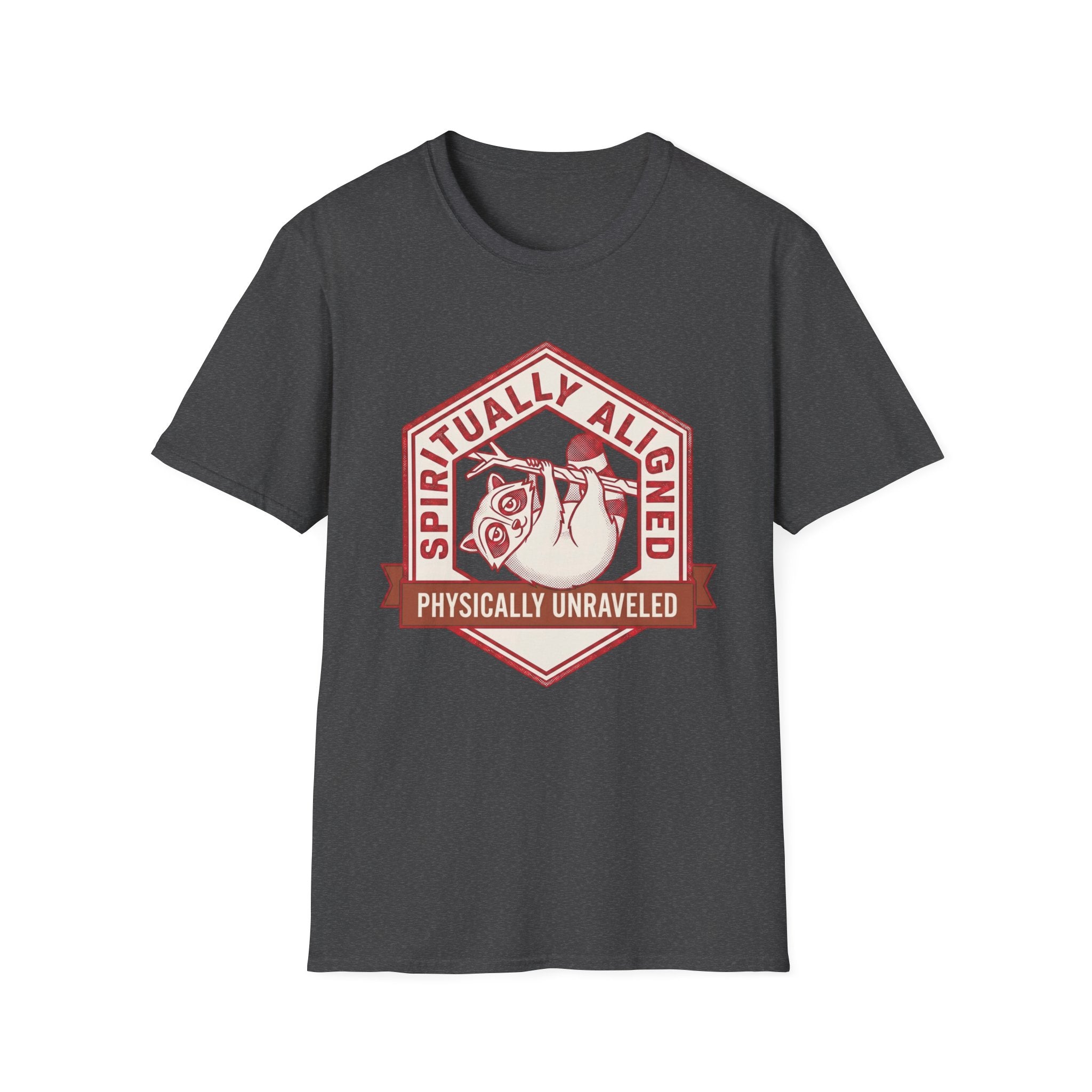 Spiritually Aligned T-Shirt | “Physically Unraveled” Retro Spiritual Graphic Tee