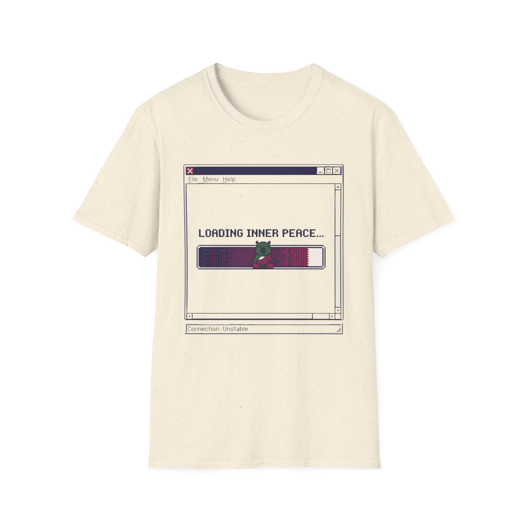 Loading Inner Peace T-Shirt | Retro Window Progress Bar Graphic Tee