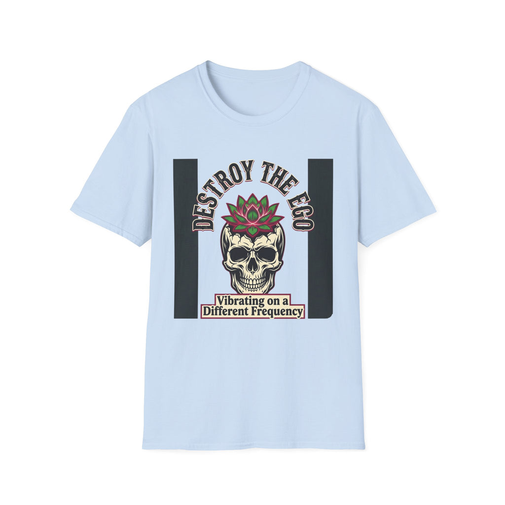 Destroy the Ego T-Shirt | Skull & Lotus Spiritual Graphic Tee