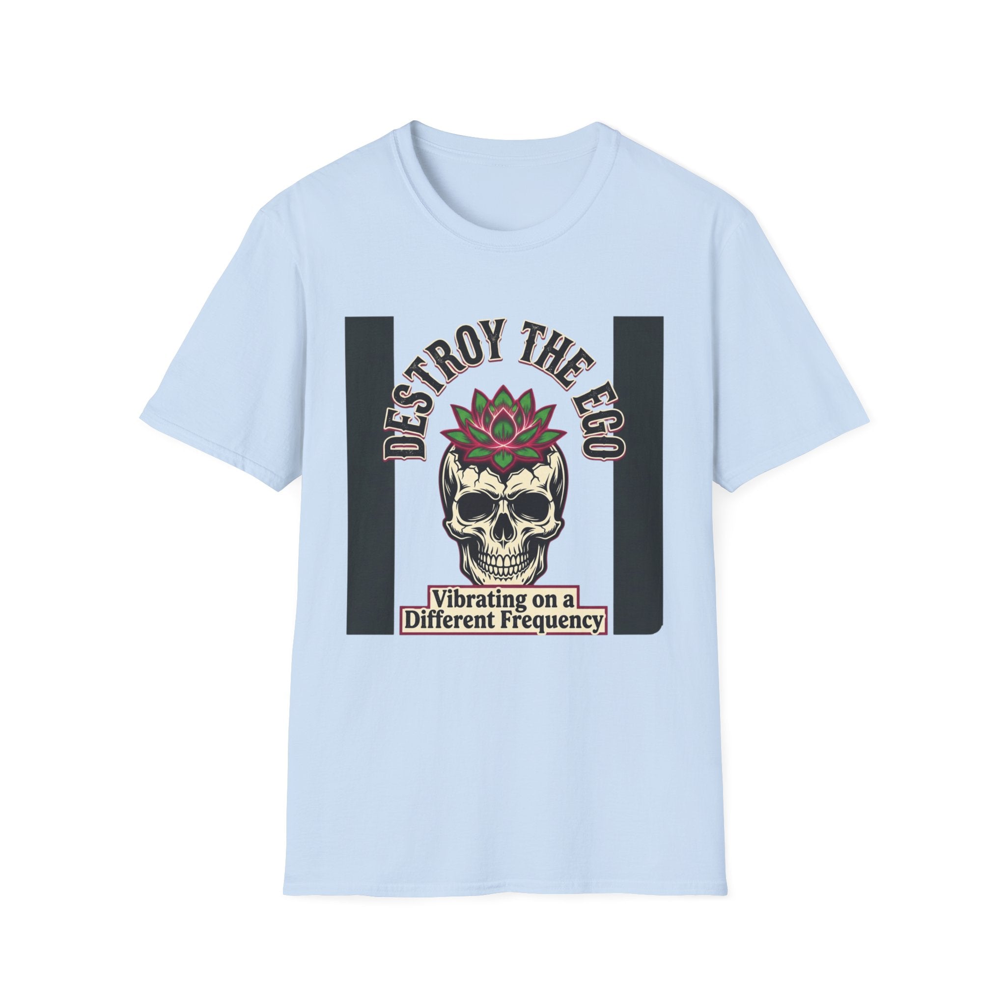 Destroy the Ego T-Shirt | Skull & Lotus Spiritual Graphic Tee