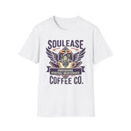 Soulease Coffee Co. T-Shirt | 'Undergoing Spiritual Maintenance' Winged Coffee Logo