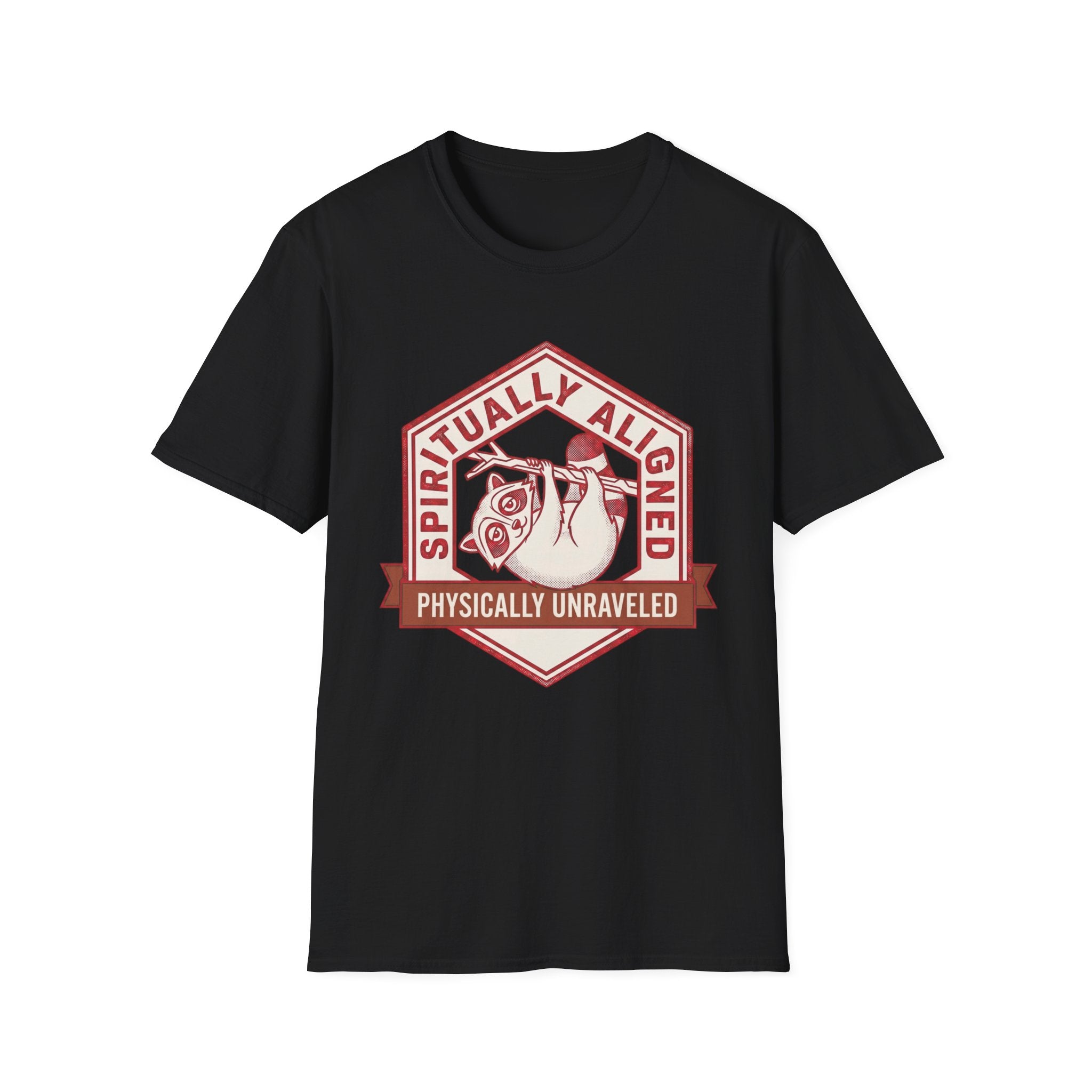 Spiritually Aligned T-Shirt | “Physically Unraveled” Retro Spiritual Graphic Tee