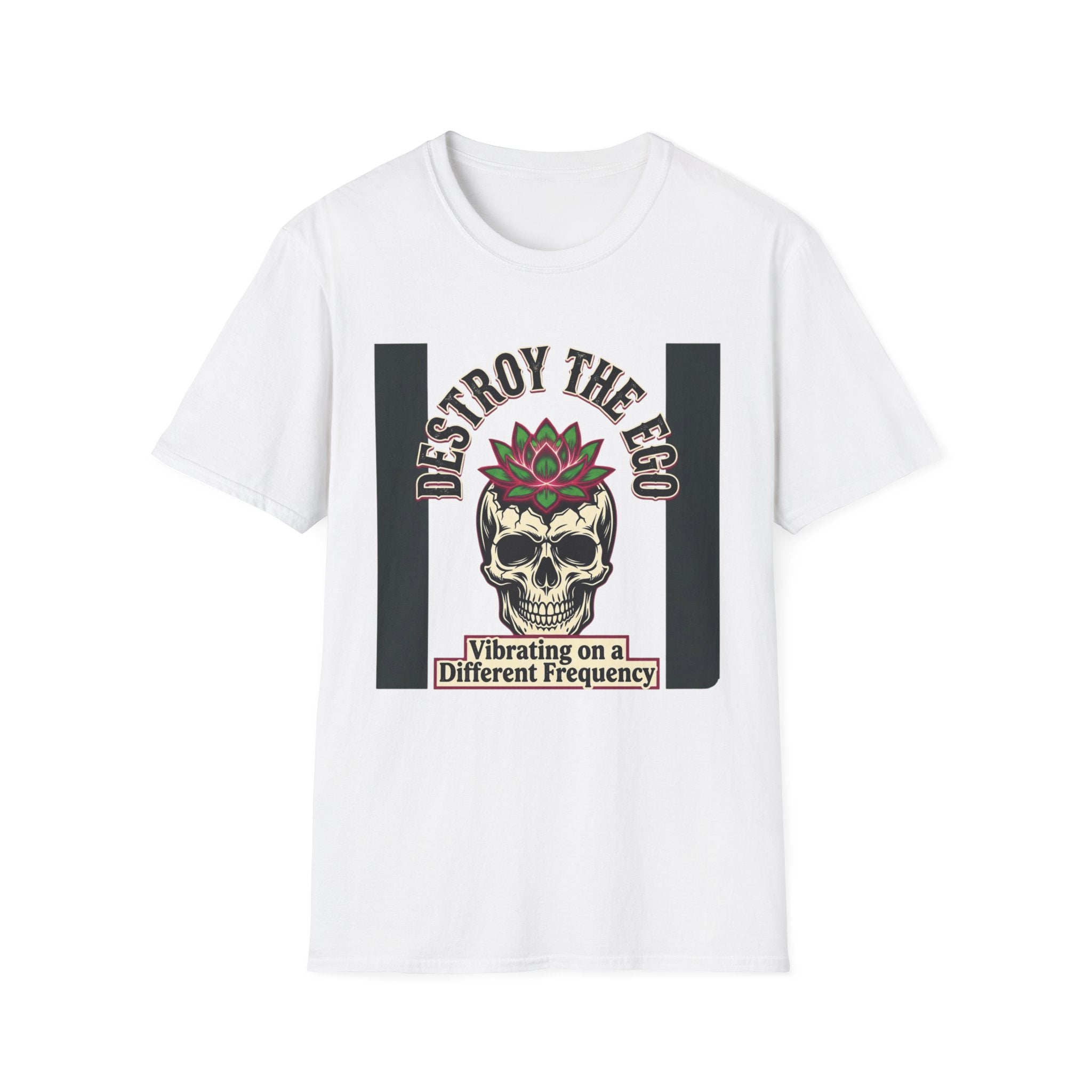 Destroy the Ego T-Shirt | Skull & Lotus Spiritual Graphic Tee