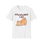 Downward Cat T-Shirt | Cute Yoga Cat Graphic Tee