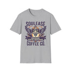 Soulease Coffee Co. T-Shirt | 'Undergoing Spiritual Maintenance' Winged Coffee Logo