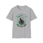 Divinely Protected T-Shirt | Spiritual Black Cat Om Symbol Tee