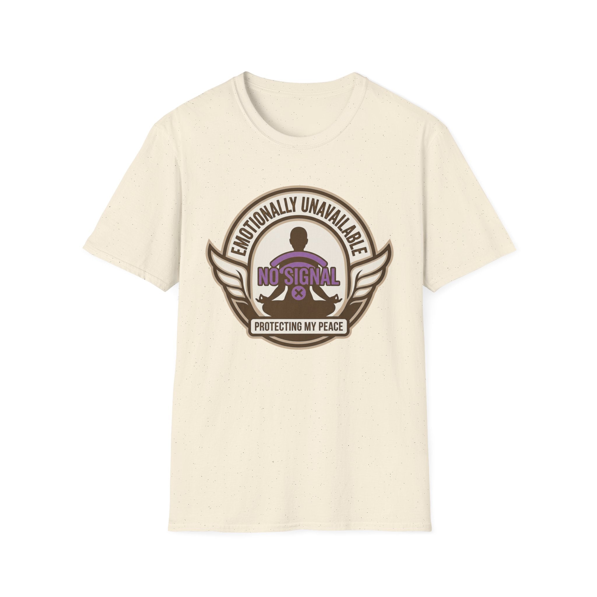 Emotionally Unavailable T-Shirt | "No Signal" Protective Peace Graphic Tee