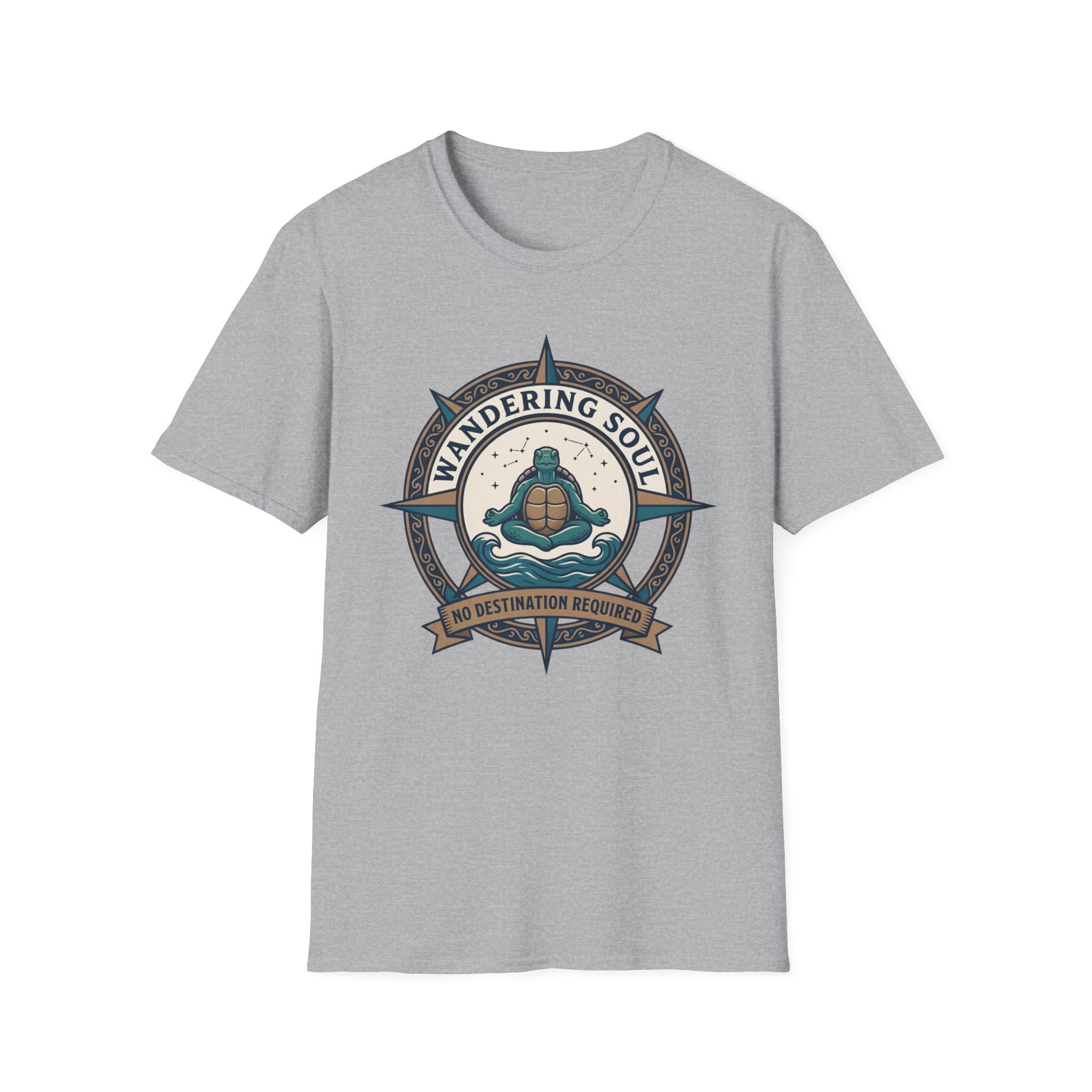 Wandering Soul Turtle T-Shirt | Adventure Graphic Tee for Travelers