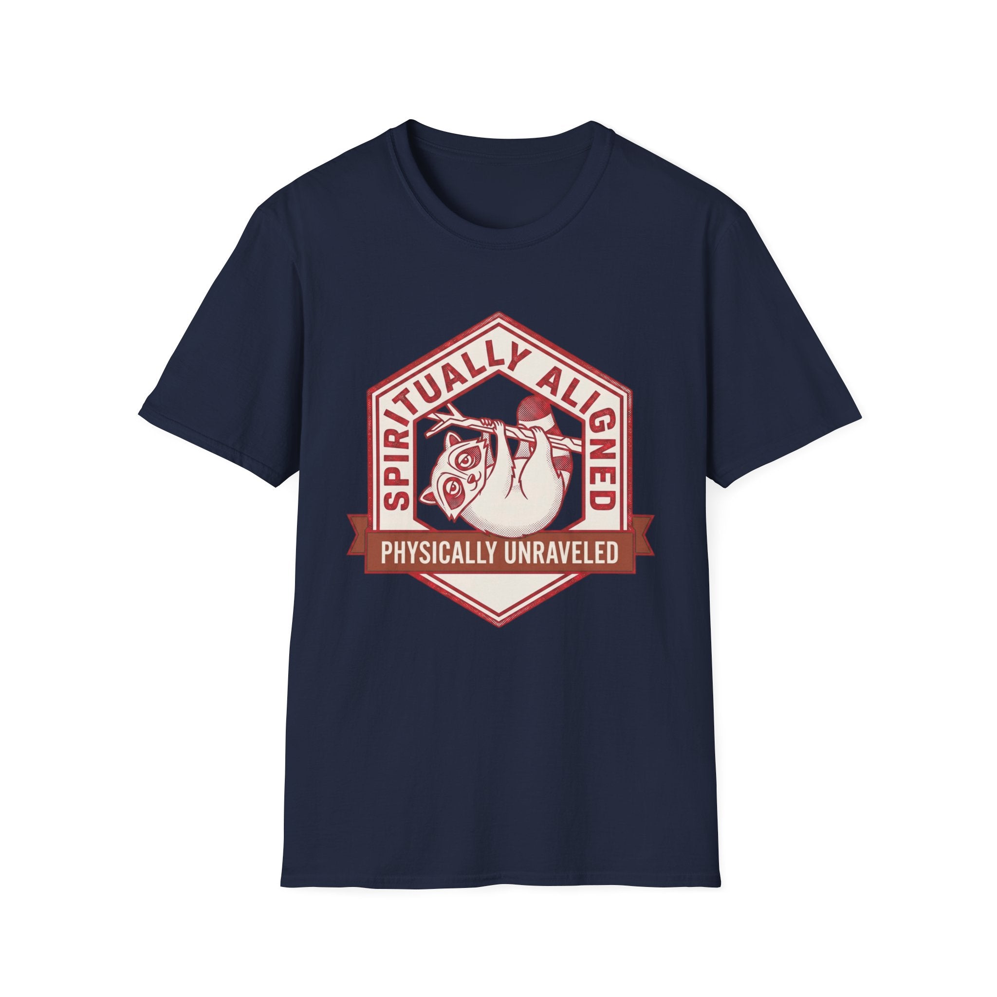 Spiritually Aligned T-Shirt | “Physically Unraveled” Retro Spiritual Graphic Tee