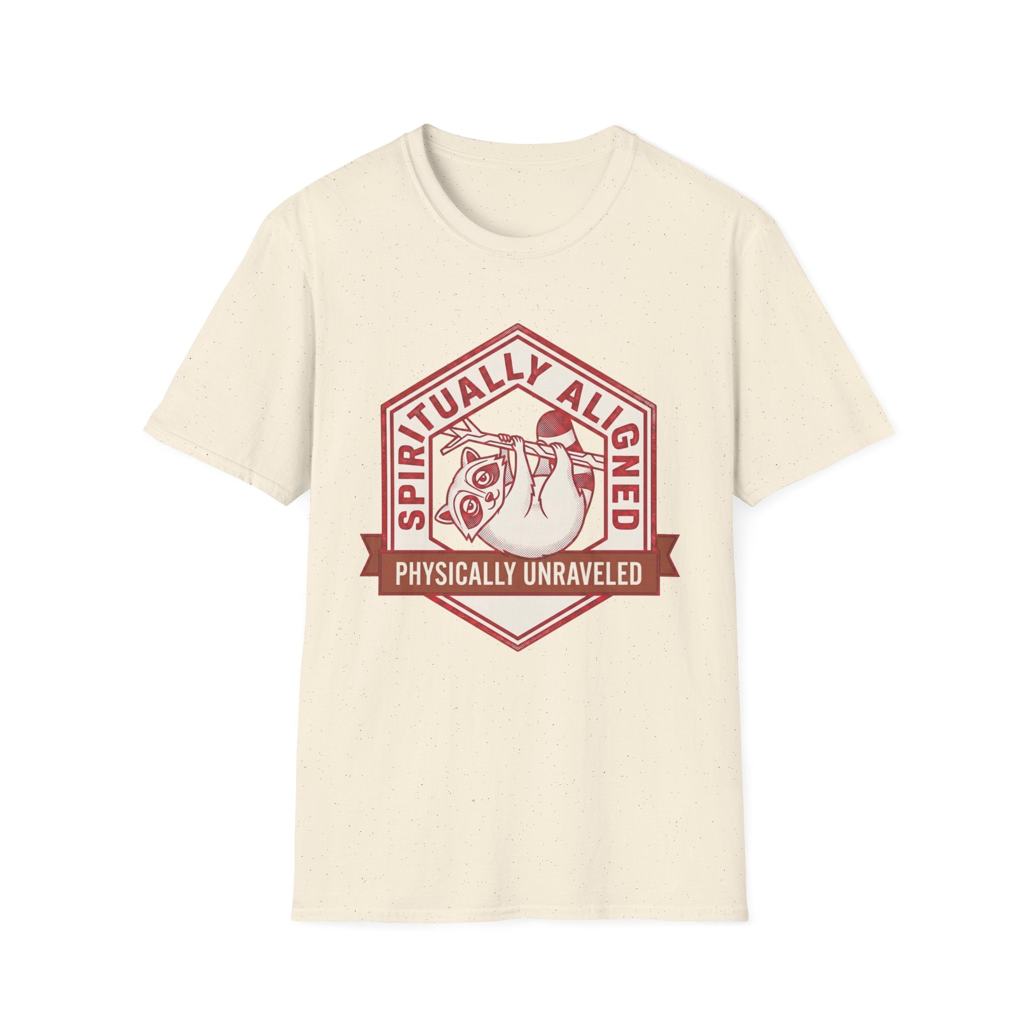 Spiritually Aligned T-Shirt | “Physically Unraveled” Retro Spiritual Graphic Tee