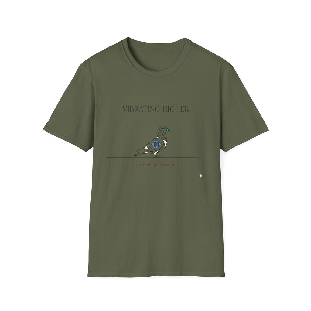 Vibrating Higher Tee | Spiritual Dove Graphic T-Shirt