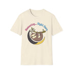 Namastay... Right Here Sloth T-Shirt | Cute Relaxed Yoga Tee