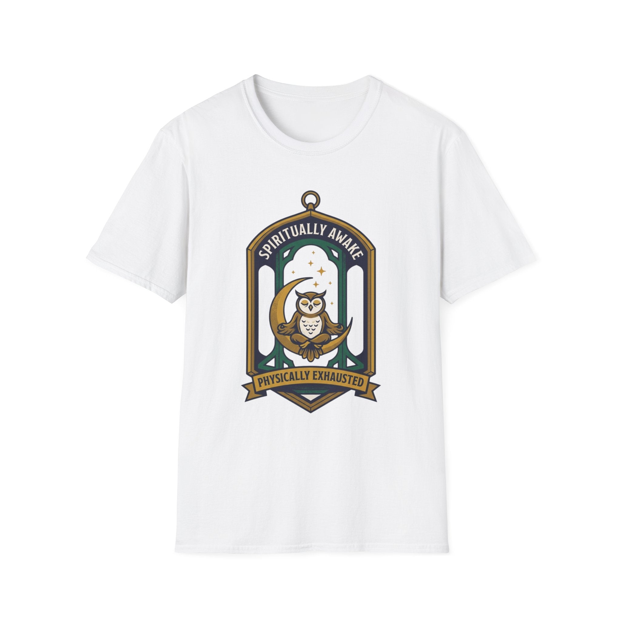 Spiritually Awake T-Shirt | Owl Meditation Graphic Tee