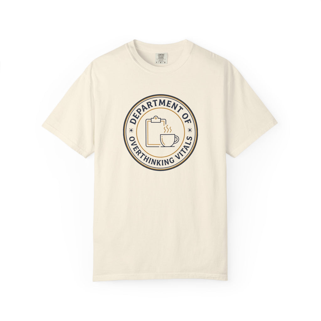 Department of Overthinking Vitals T-Shirt