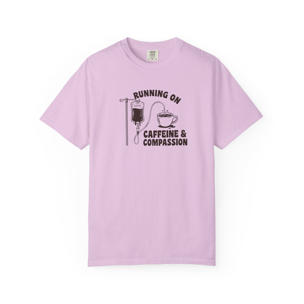 Running on Caffeine & Compassion T-Shirt