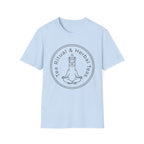 Llama Tea Ritual T-Shirt | 'Tea Ritual & Herbal Teas' Minimal Graphic Tee
