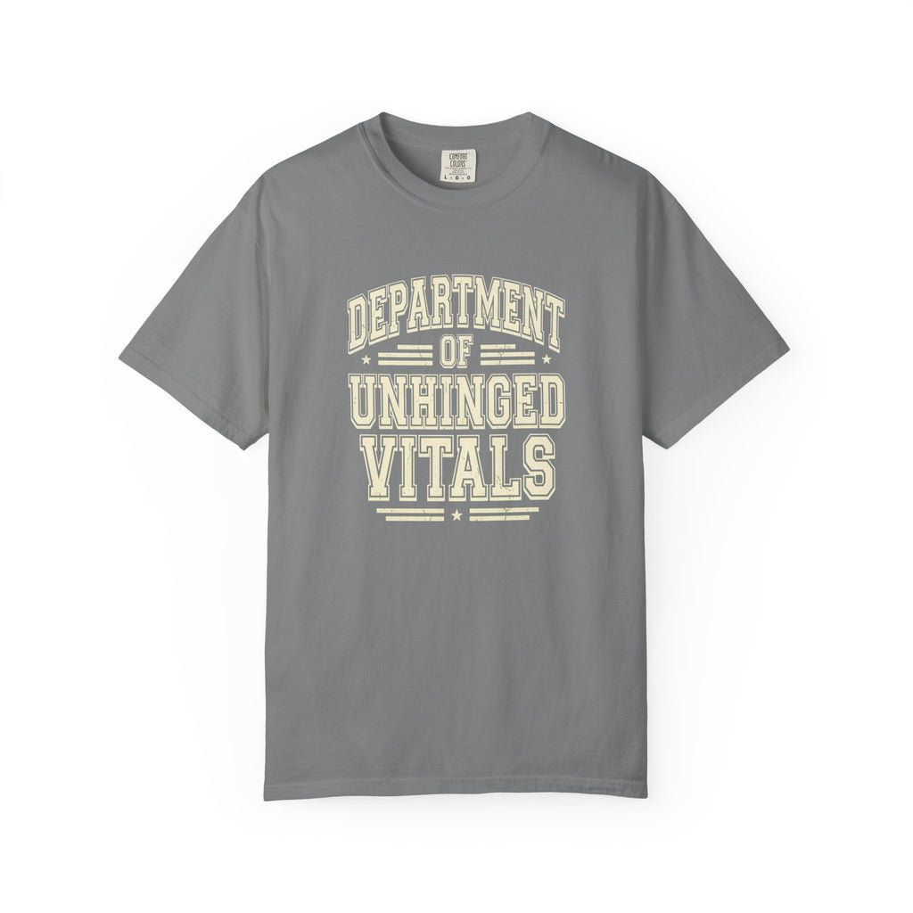 Department of Unhinged Vitals T‑Shirt