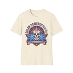 Solar Powered (Barely) T-Shirt | Funny Skull Solar Energy Tee