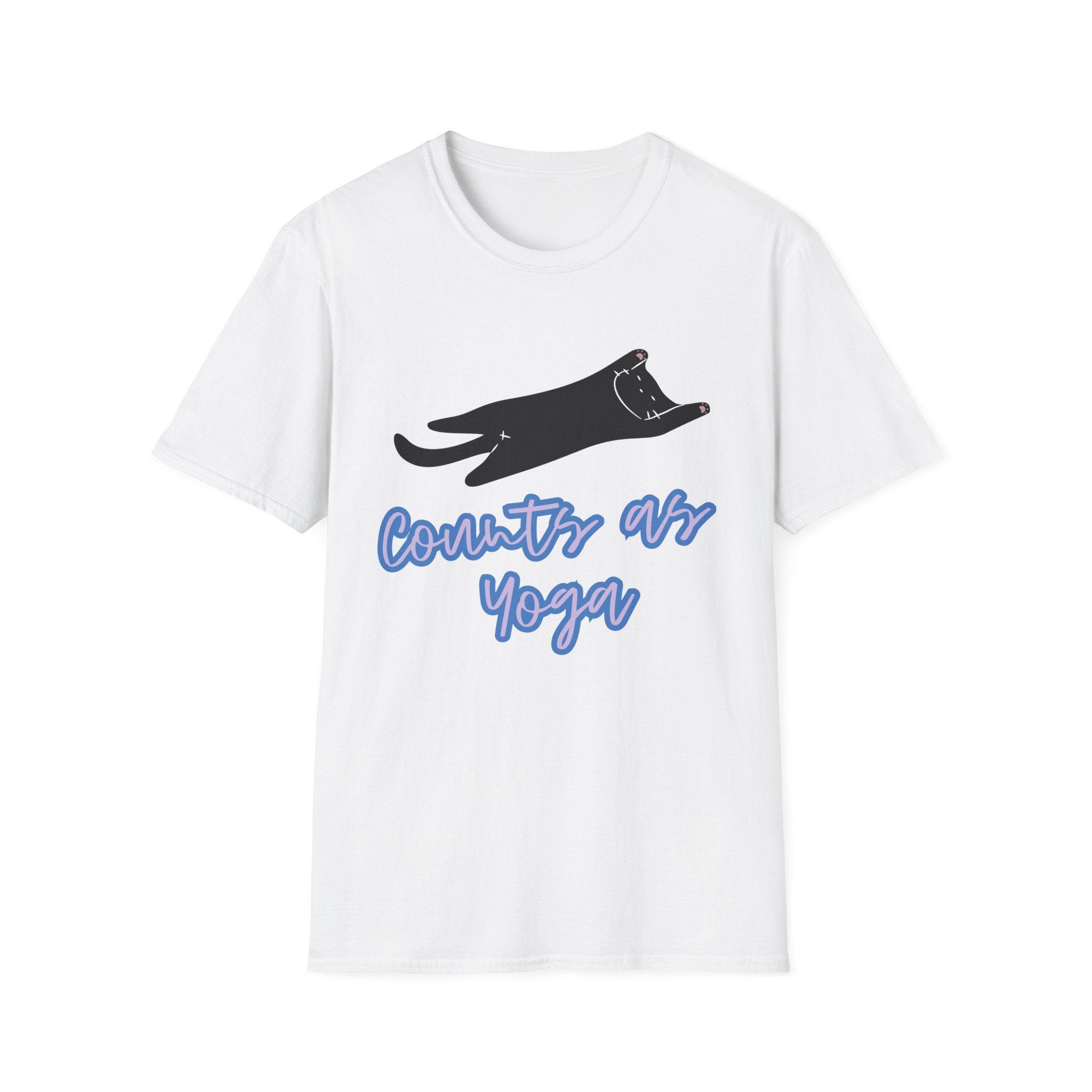 Country Air Yoga T-Shirt | Relaxed Cat Stretch Tee
