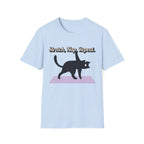 Stretch, Nap, Repeat Cat T-Shirt | Funny Yoga Cat Tee for Cat Lovers