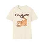 Downward Cat T-Shirt | Cute Yoga Cat Graphic Tee