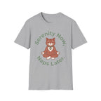 Serenity Now, Naps Later T-Shirt | Cute Meditating Cat Tee