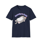 Namastay in Bed T-Shirt | Cute Lazy Cat Graphic Tee
