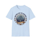 Waiting for the Universe T-Shirt | Moody Cloud Graphic Tee ("Divine Timing")