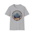 Waiting for the Universe T-Shirt | Moody Cloud Graphic Tee ("Divine Timing")