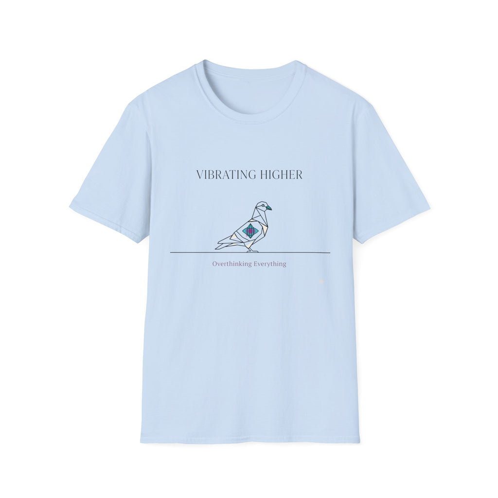 Vibrating Higher Tee | Spiritual Dove Graphic T-Shirt
