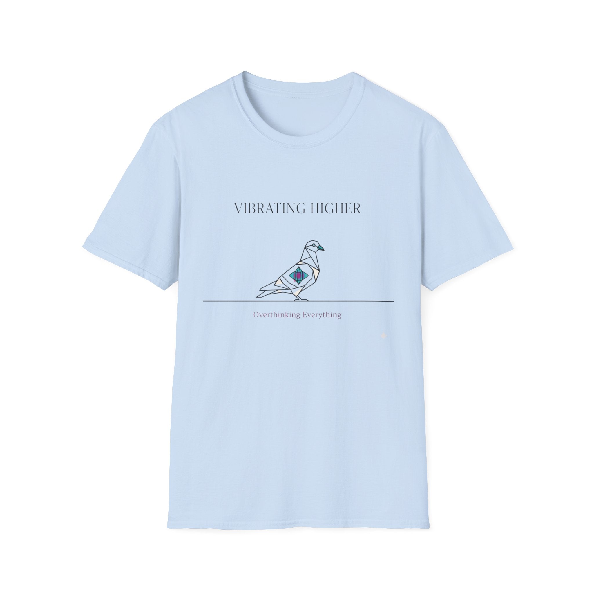 Vibrating Higher Tee | Spiritual Dove Graphic T-Shirt