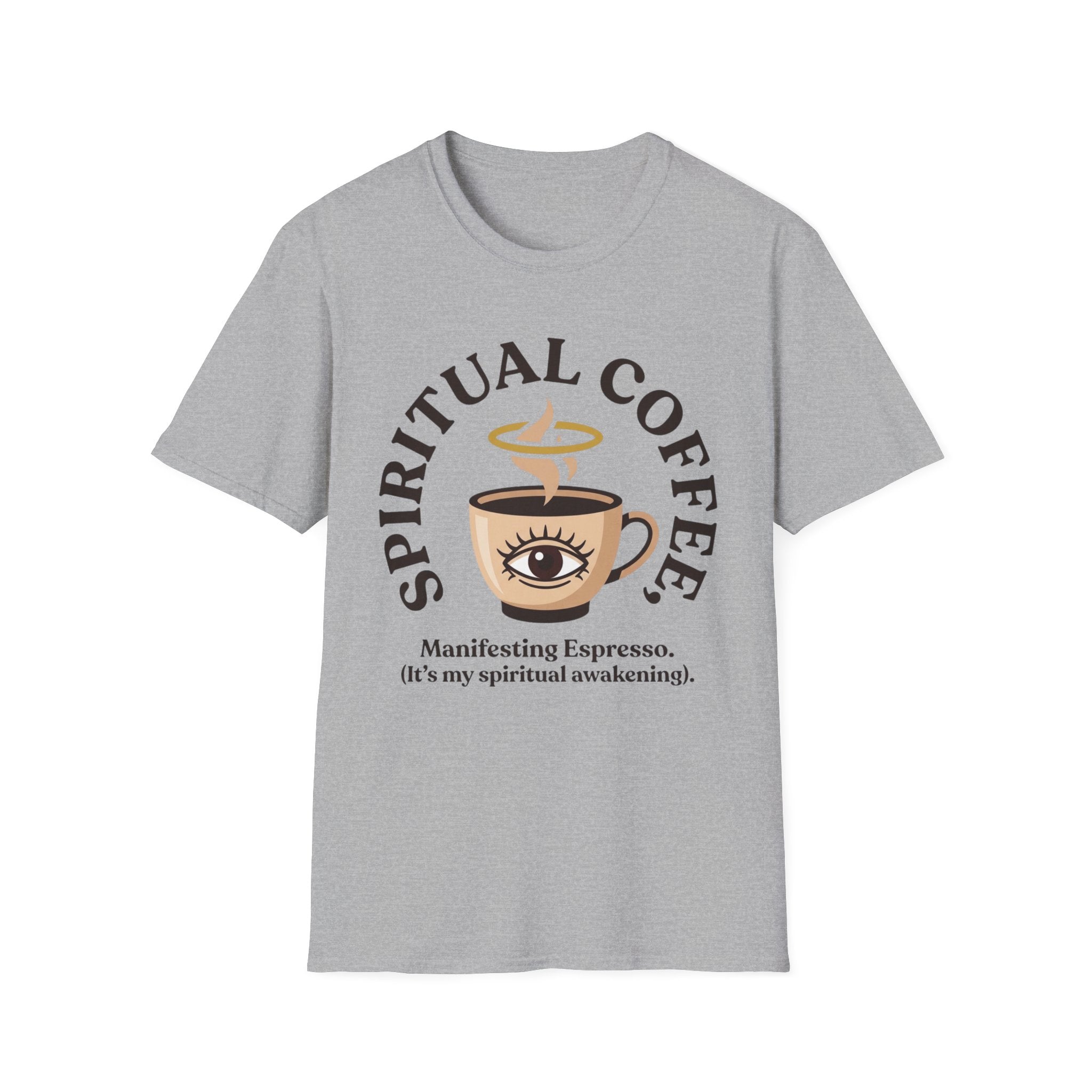 Spiritual Coffee T-Shirt | "Manifesting Espresso" Graphic Tee