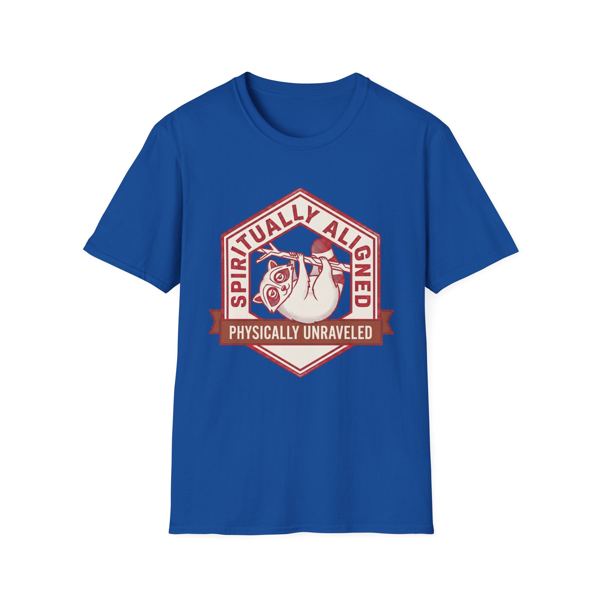 Spiritually Aligned T-Shirt | “Physically Unraveled” Retro Spiritual Graphic Tee