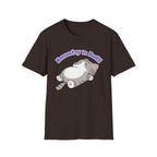 Namastay in Bed T-Shirt | Cute Lazy Cat Graphic Tee