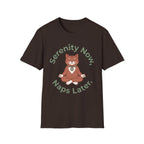 Serenity Now, Naps Later T-Shirt | Cute Meditating Cat Tee