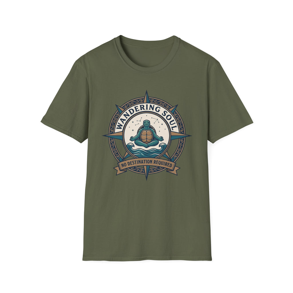 Wandering Soul Turtle T-Shirt | Adventure Graphic Tee for Travelers