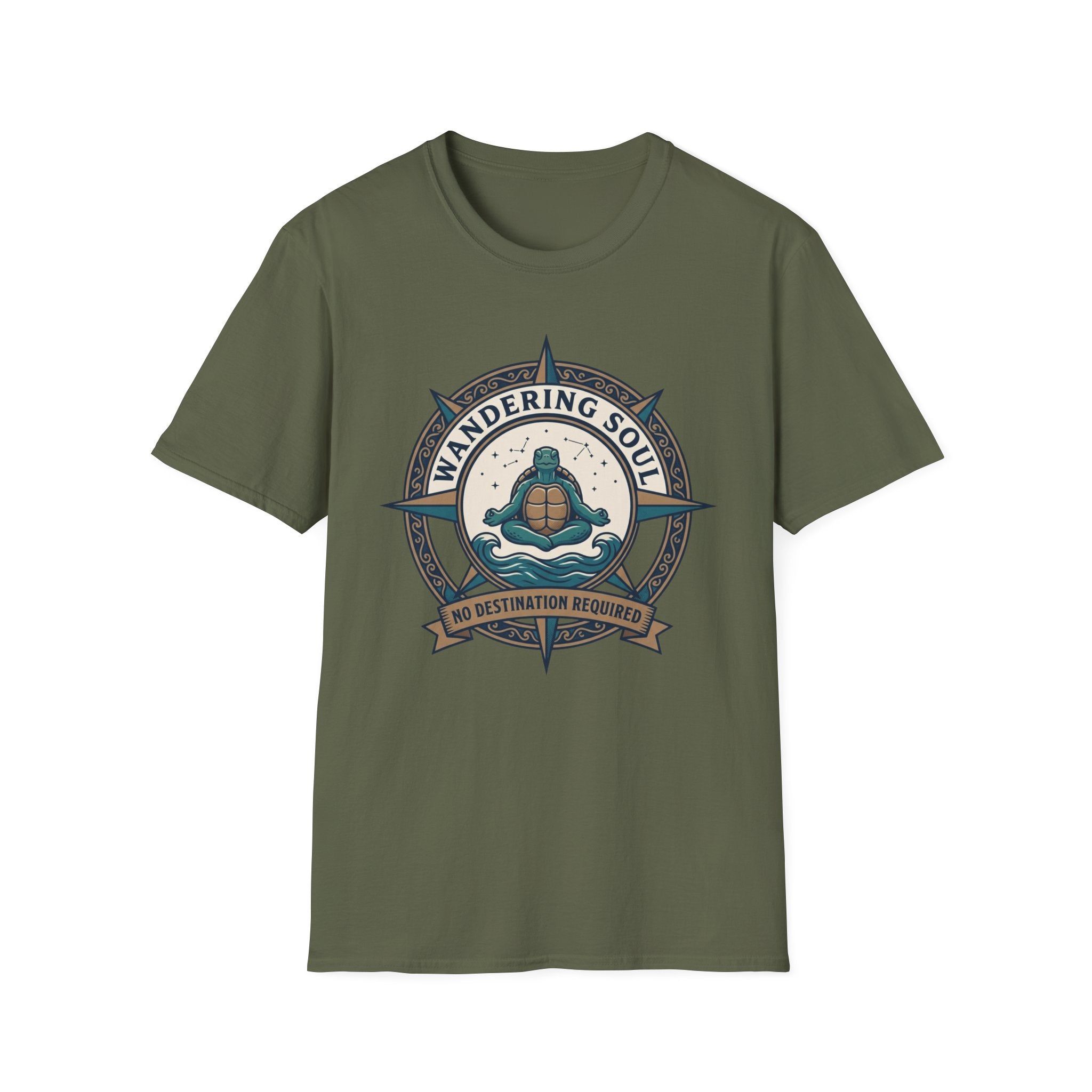 Wandering Soul Turtle T-Shirt | Adventure Graphic Tee for Travelers